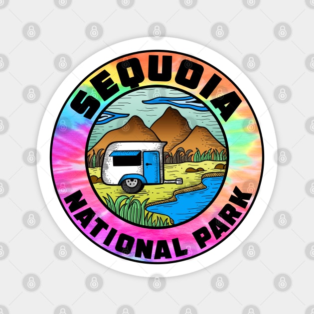 Sequoia National Park California Camper Camping Camp Trailer Sticker by DD2019